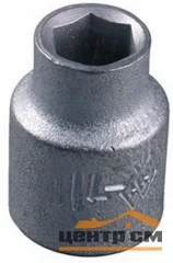 Головка торцевая, оцинкованная 1/2", 11мм "НИЗ"