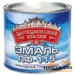 Эмаль ПФ-115 коричневая 1,9 кг Царицынские краски