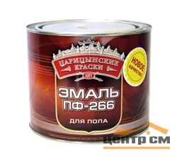 Эмаль ПФ-266 красно-коричневая 1,9кг Царицынские краски