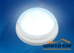 Светильник Uniel светодиодный влагозащищенный ULW-R05 12W/DW, белый, круг, 12Вт, 120Лм, 6500К, IP64, 220В