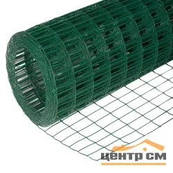 Сетка оцинкованная с полимерным покрытием RAL 6005 1,6мм 100х50 (1,5х20 м)